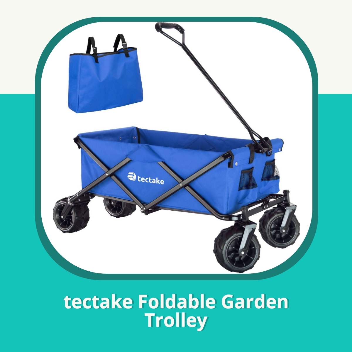 Recension tectake Foldable Garden Trolley