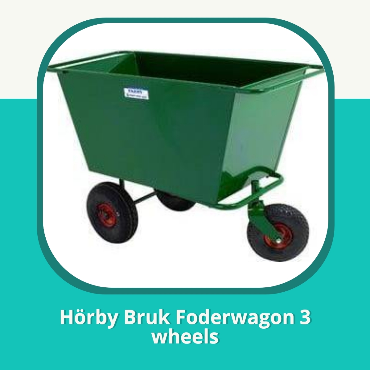 Recension af Hörby Bruk Foderwagon 3 wheels