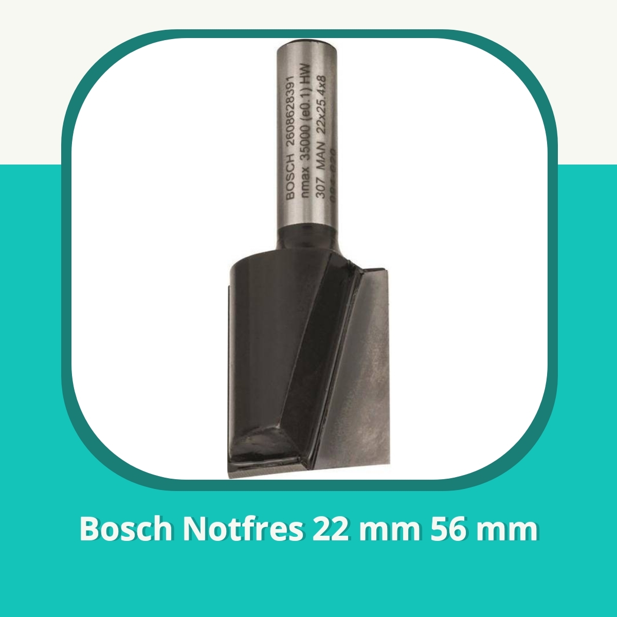Anmeldelse Bosch Notfres 22 mm 56 mm