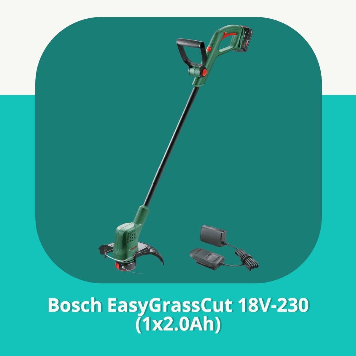 Anmeldelse af Bosch EasyGrassCut 18V-230 (1x2.0Ah)
