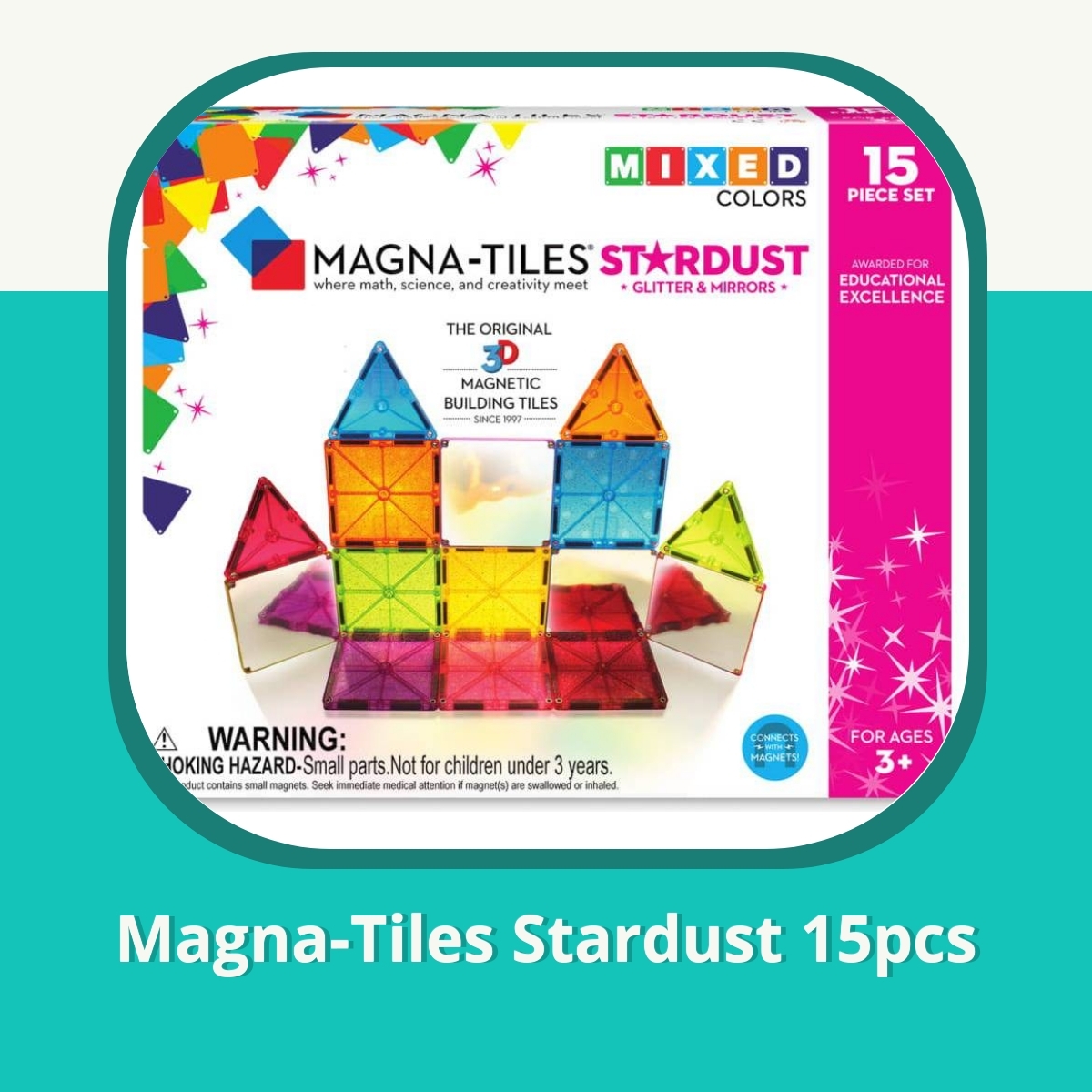 Anmeldelse af Magna-Tiles Stardust 15pcs