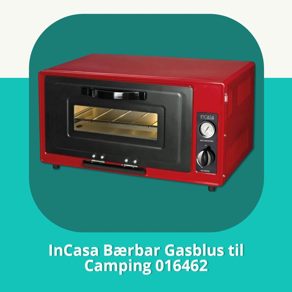 Anmeldelse af InCasa Bærbar Gasblus til Camping 016462