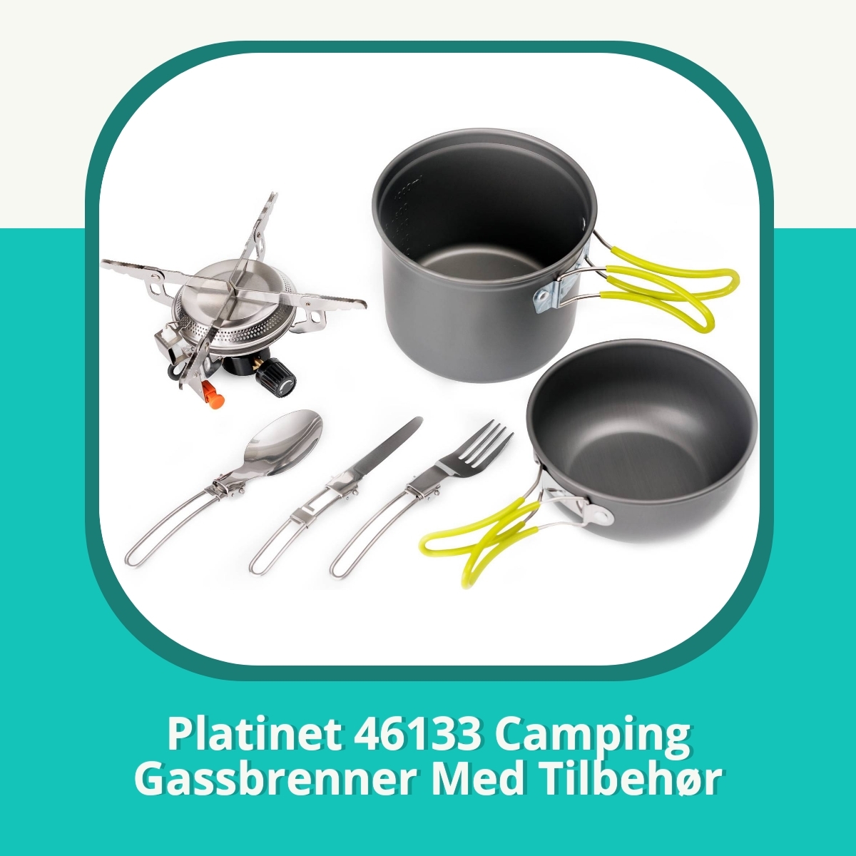Anmeldelse af Platinet 46133 Camping Gassbrenner Med Tilbehør