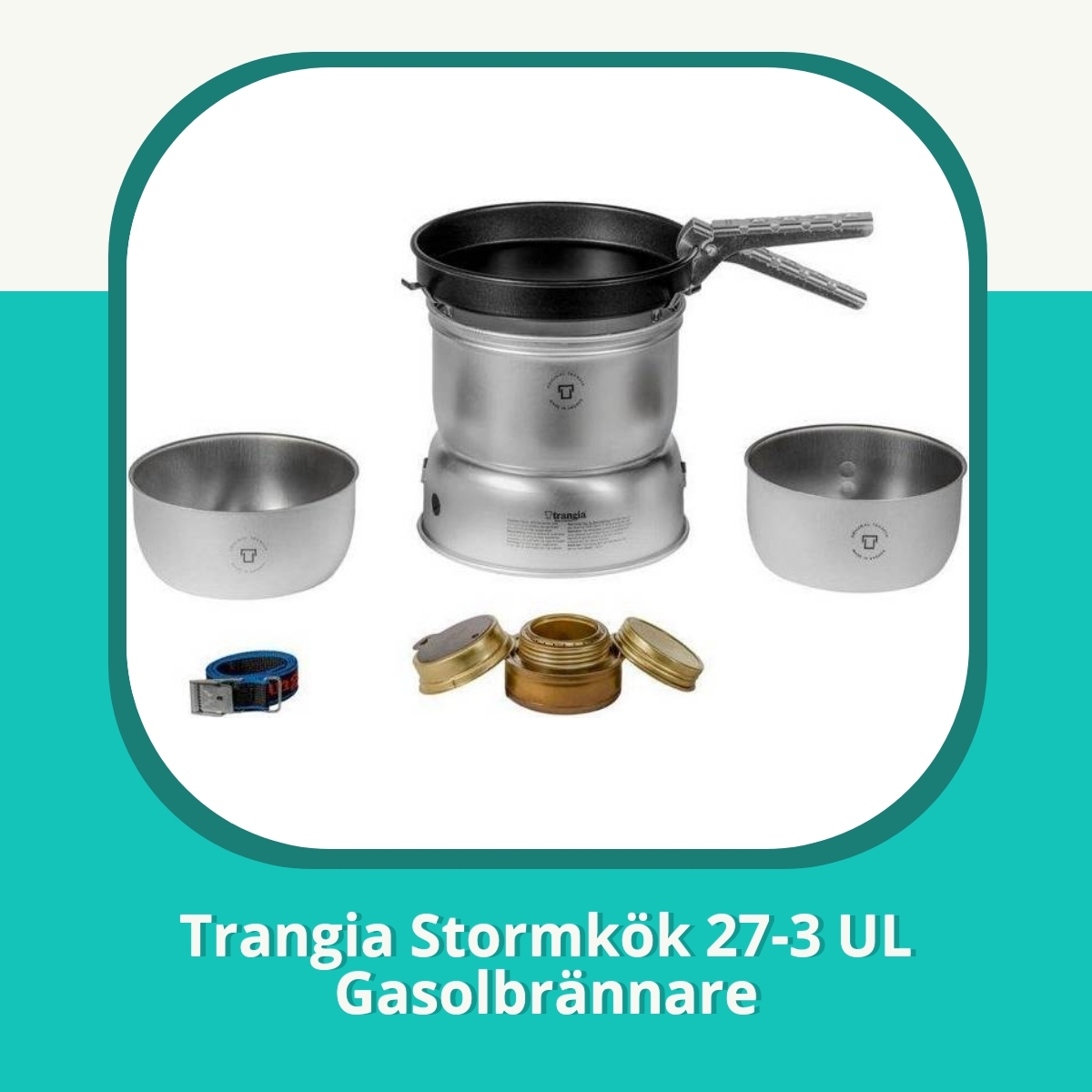 Anmeldelse Trangia Stormkök 27-3 UL Gasolbrännare