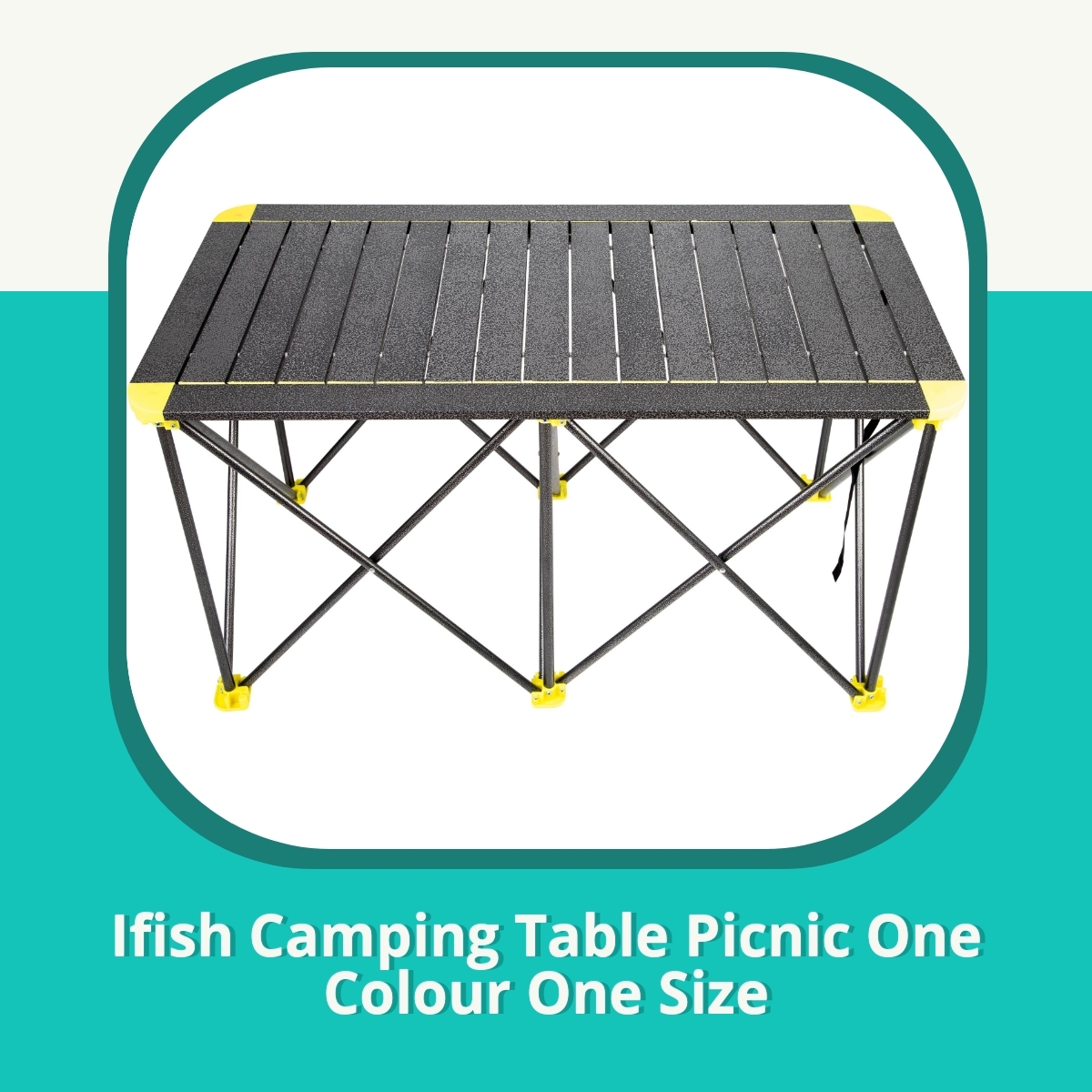 Anmeldelse af Ifish Camping Table Picnic One Colour One Size