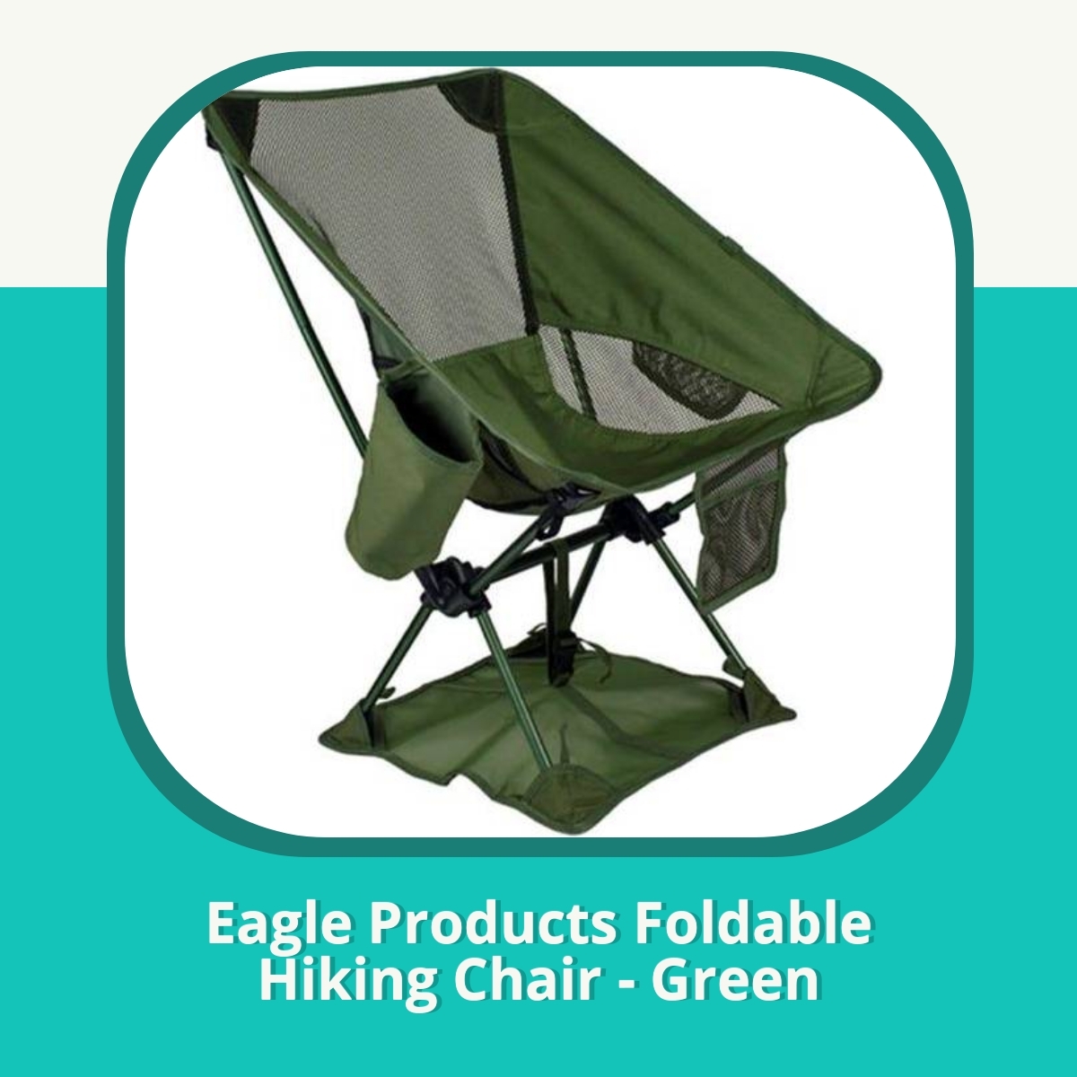 Anmeldelse af Eagle Products Foldable Hiking Chair - Green