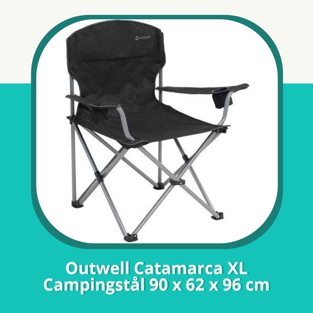 Anmeldelse af Outwell Catamarca XL Campingstål 90 x 62 x 96 cm