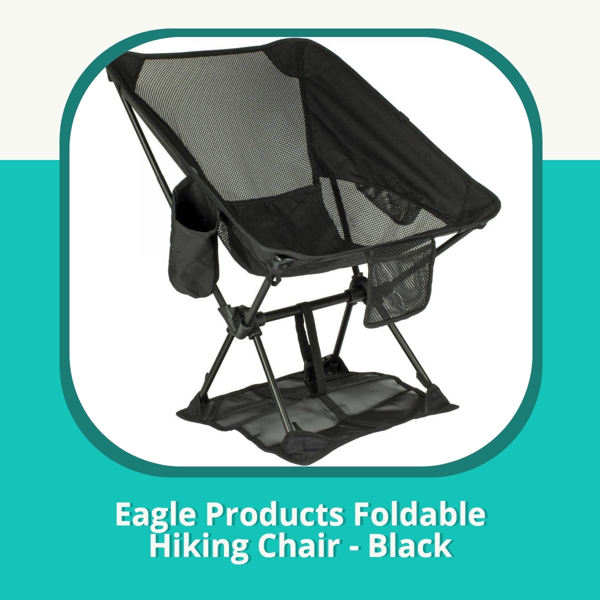 Anmeldelse af Eagle Products Foldable Hiking Chair - Black