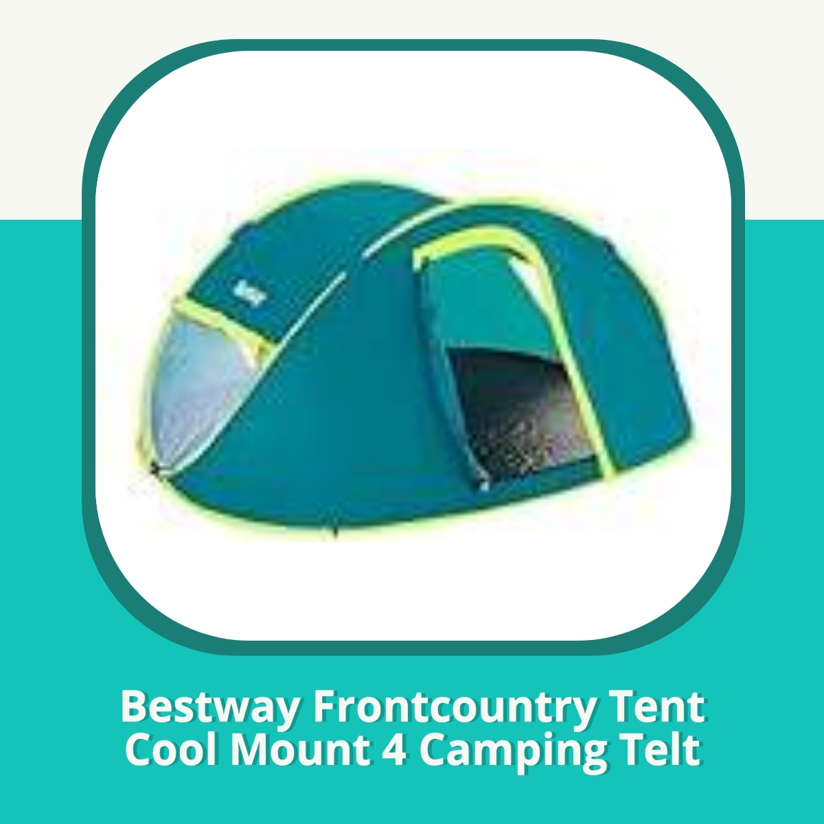 Anmeldelse af Bestway Frontcountry Tent Cool Mount 4 Camping Telt