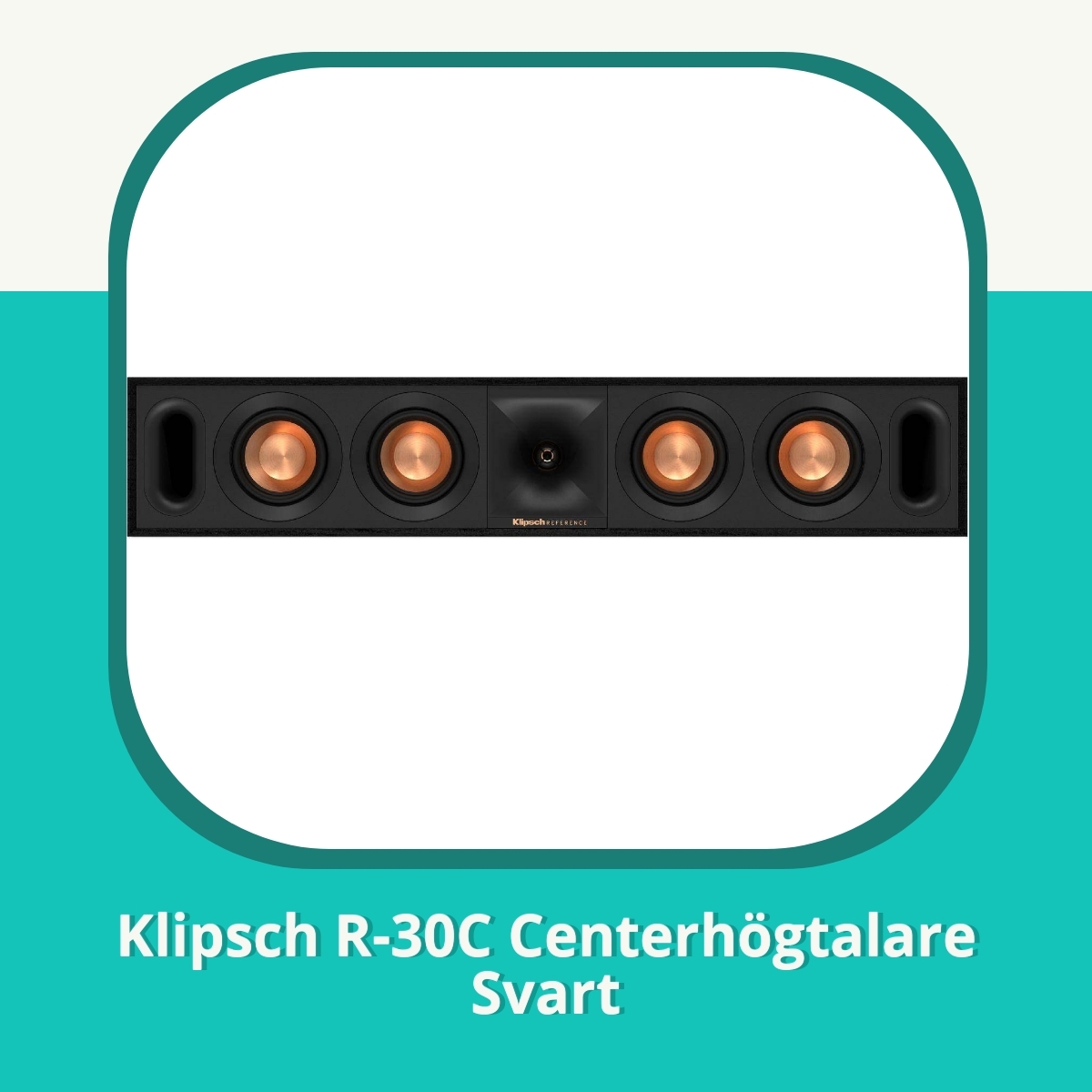 Recension Klipsch R-30C Centerhögtalare Svart