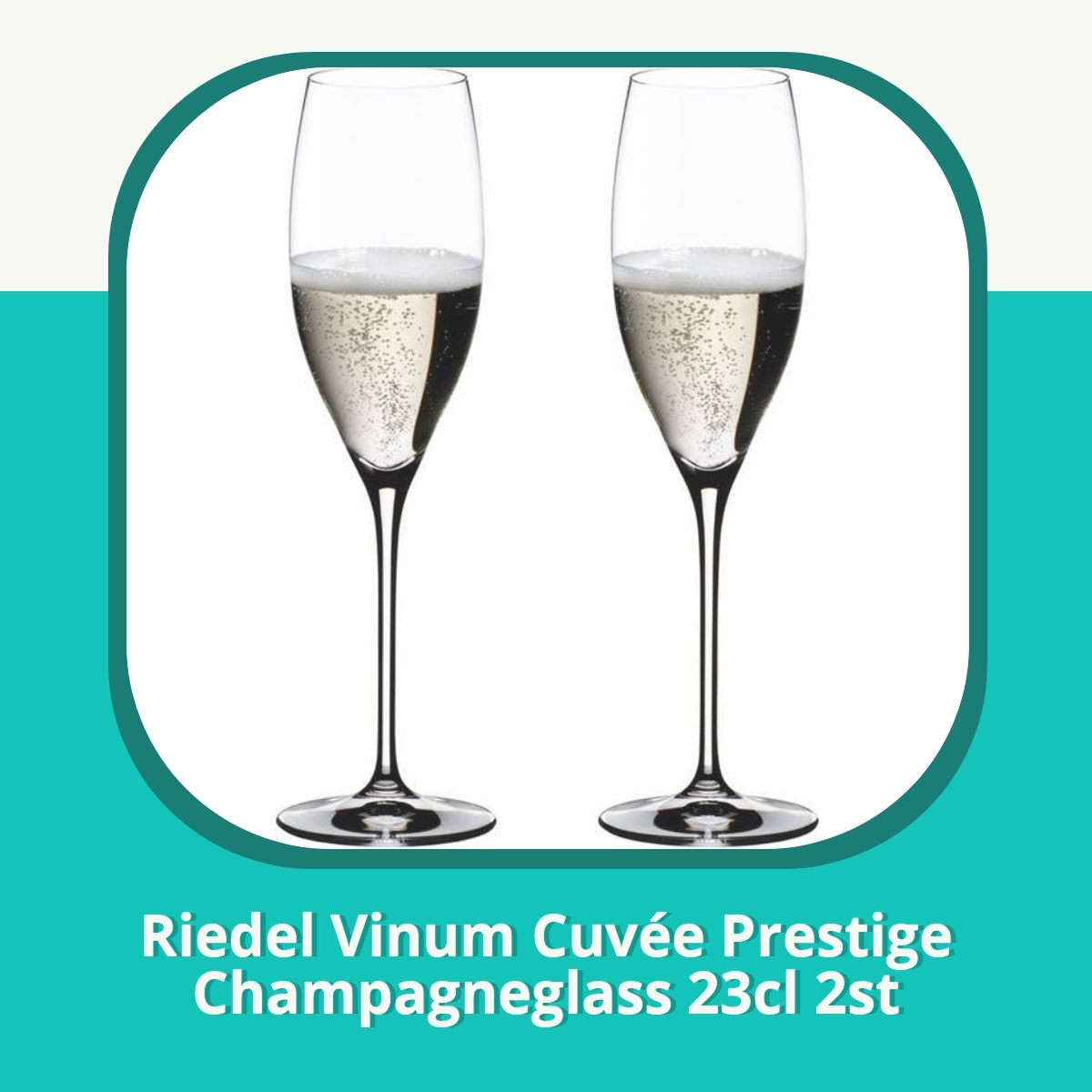 Anmeldelse Riedel Vinum Cuvée Prestige Champagneglass 23cl 2st