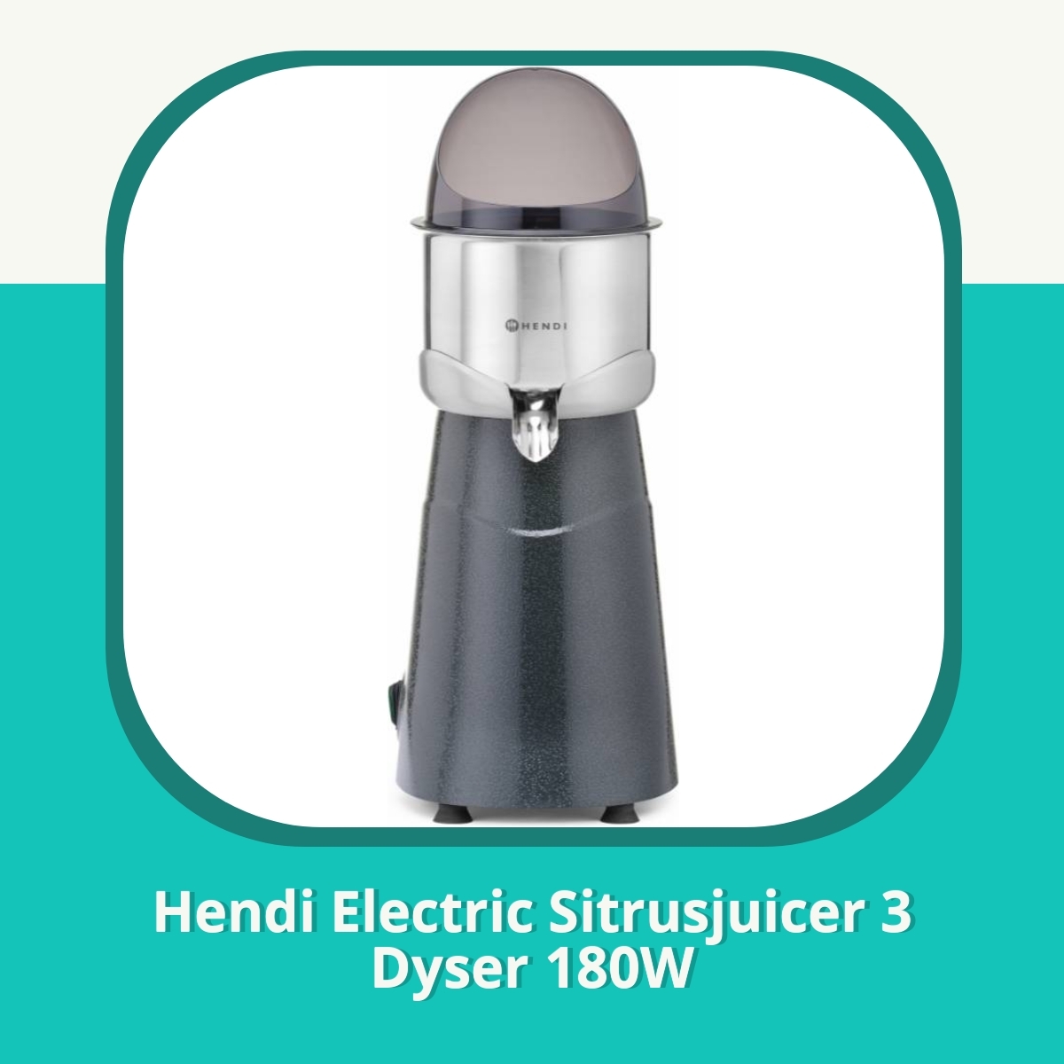 Anmeldelse af Hendi Electric Sitrusjuicer 3 Dyser 180W