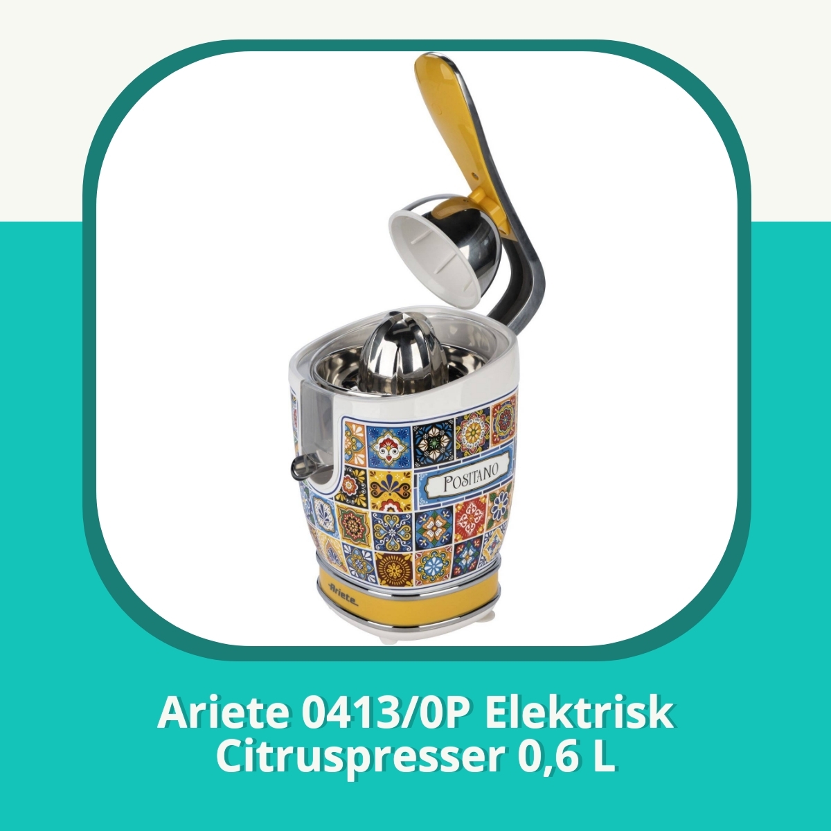Anmeldelse af Ariete 0413/0P Elektrisk Citruspresser 0,6 L