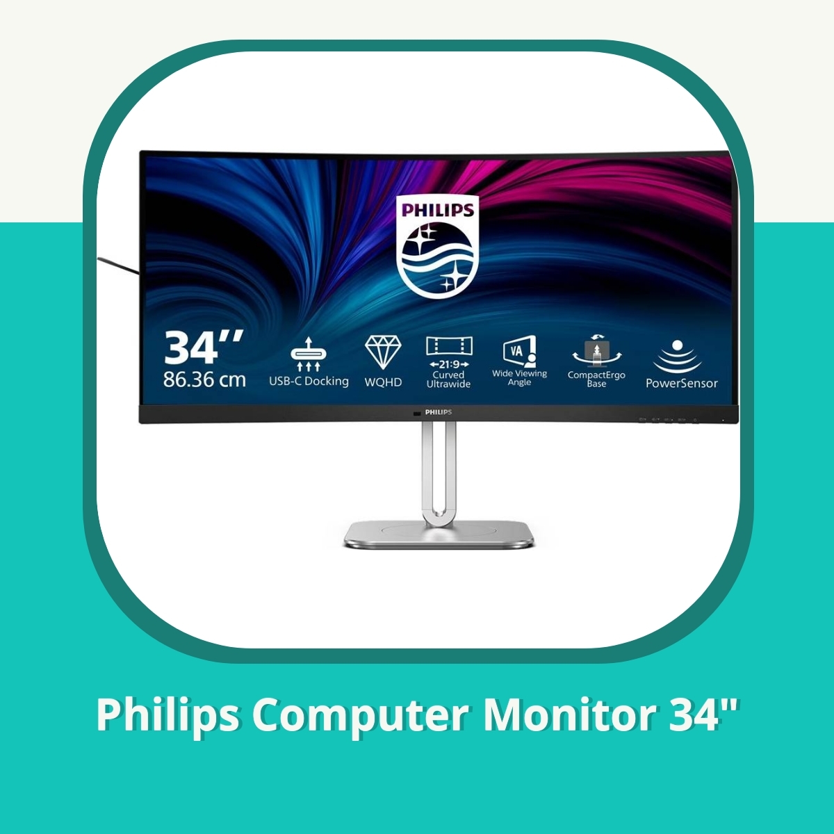 Anmeldelse af Philips Computer Monitor 34