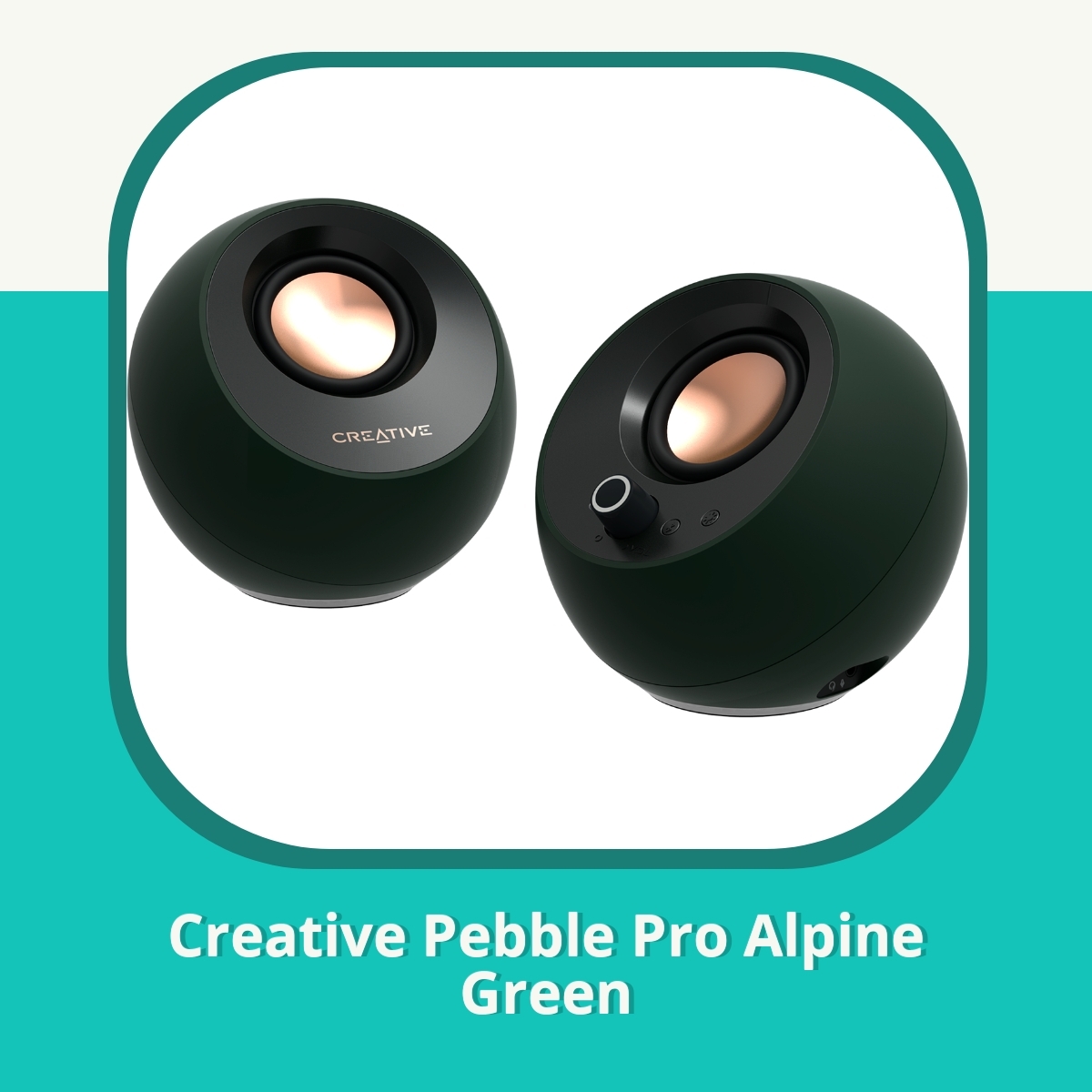 Anmeldelse af Creative Pebble Pro Alpine Green