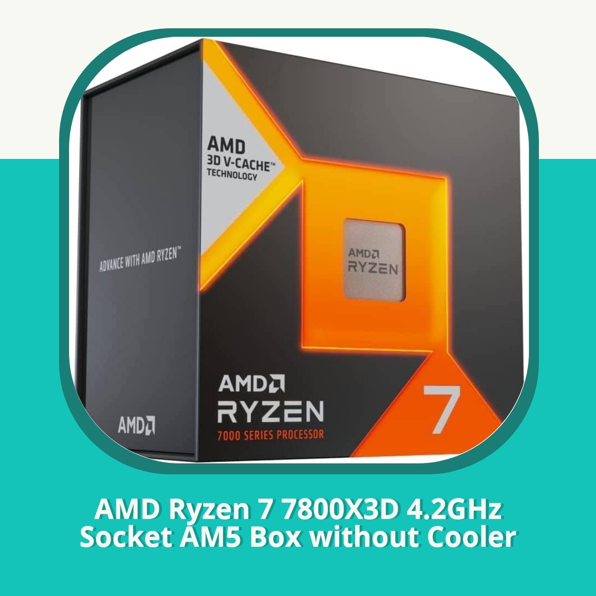 Anmeldelse af AMD Ryzen 7 7800X3D 4.2GHz Socket AM5 Box without Cooler