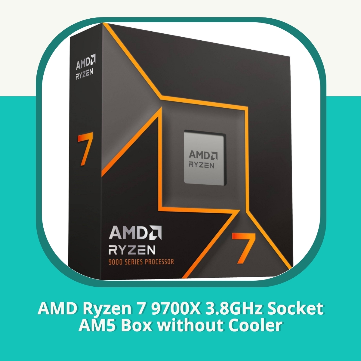 Recension af AMD Ryzen 7 9700X 3.8GHz Socket AM5 Box without Cooler
