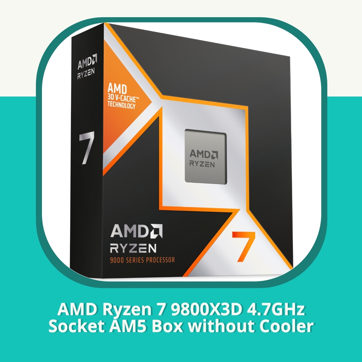 Anmeldelse af AMD Ryzen 7 9800X3D 4.7GHz Socket AM5 Box without Cooler