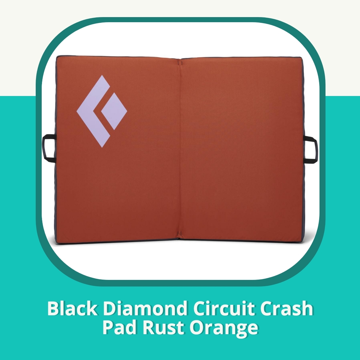 Anmeldelse af Black Diamond Circuit Crash Pad Rust Orange One Size