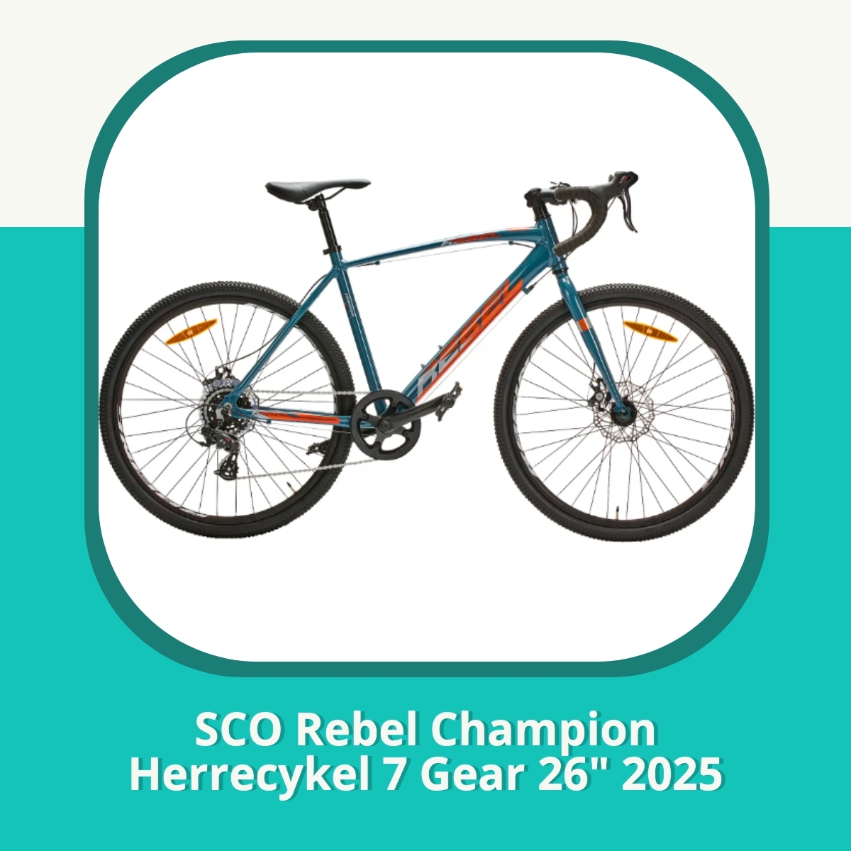 Anmeldelse af SCO Rebel Champion Herrecykel 7 Gear 26