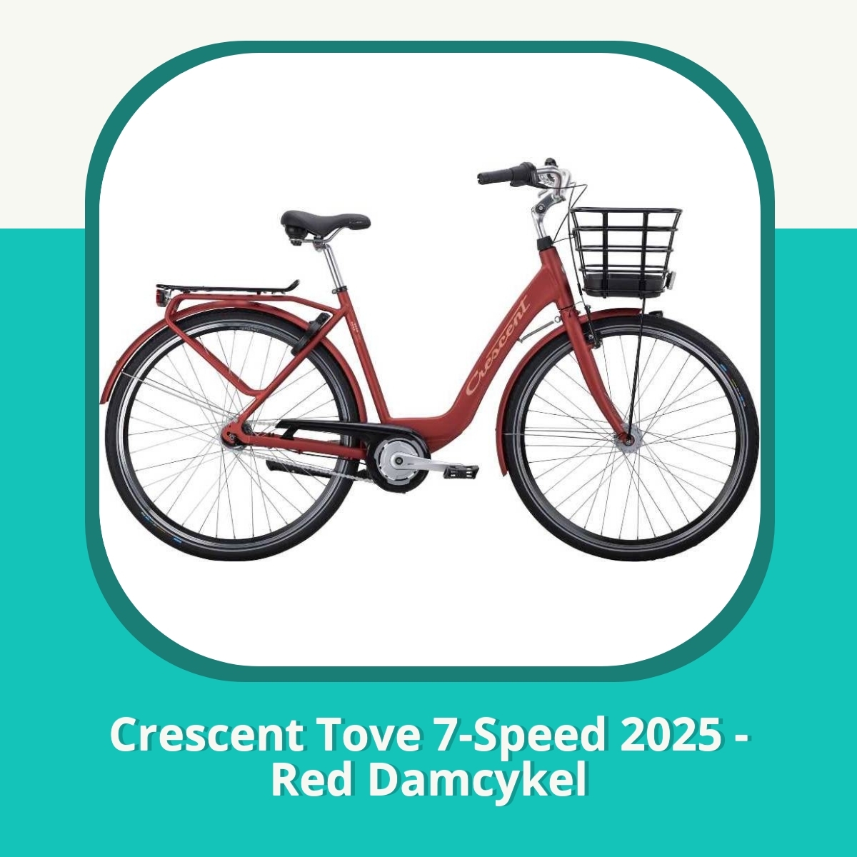 Recension af Crescent Tove 7-Speed 2025 - Red Damcykel