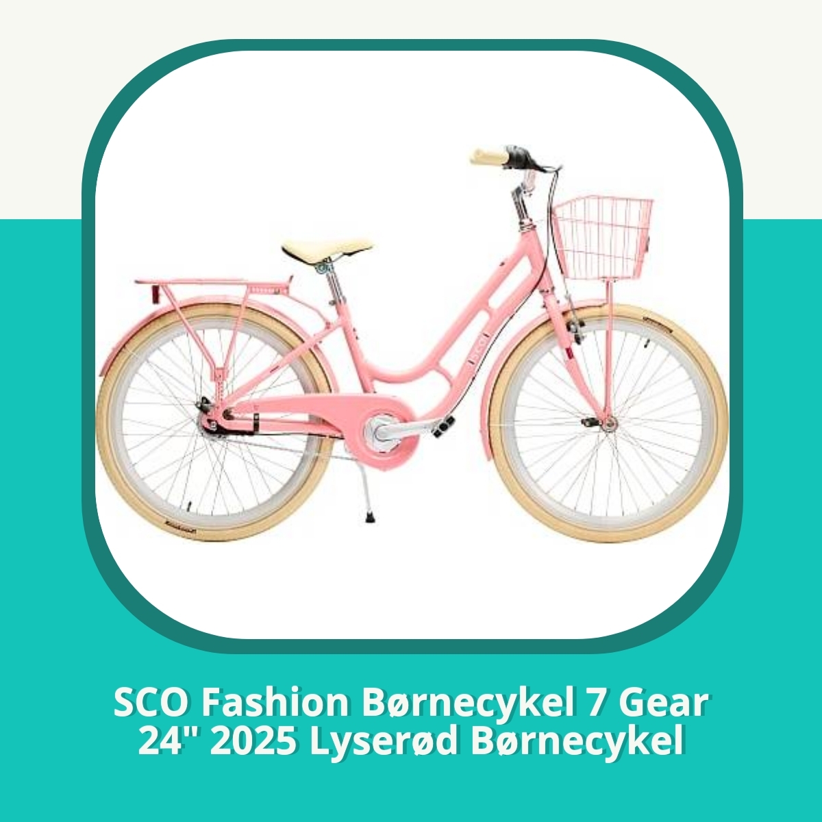 Anmeldelse af SCO Fashion Børnecykel 7 Gear 24