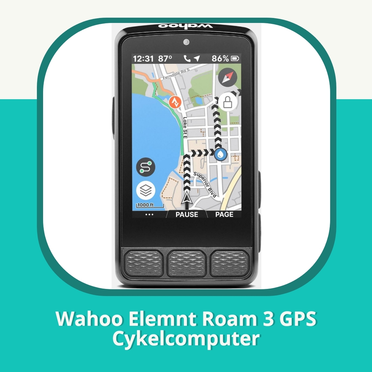 Anmeldelse af Wahoo Elemnt Roam 3 GPS Cykelcomputer