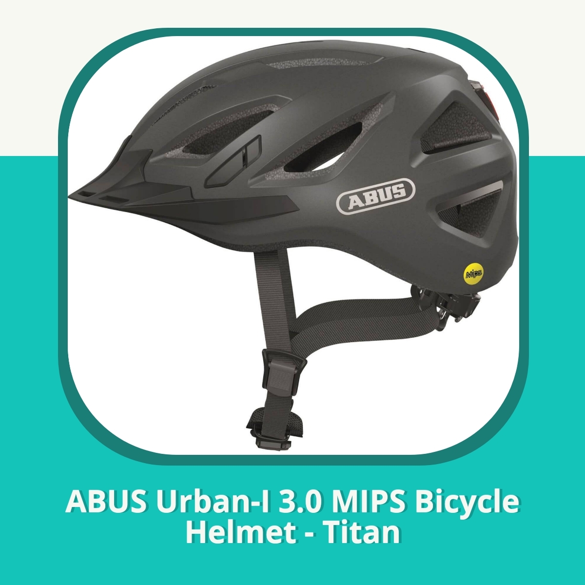 Anmeldelse af ABUS Urban-I 3.0 MIPS Bicycle Helmet - Titan