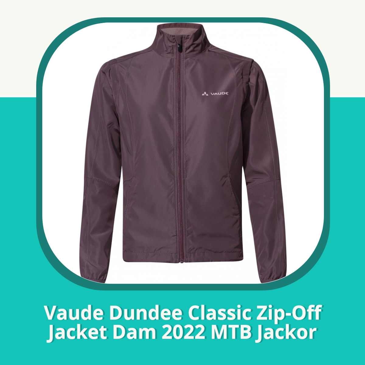 Recension af Vaude Dundee Classic Zip-Off Jacket Dam 2022 MTB Jackor