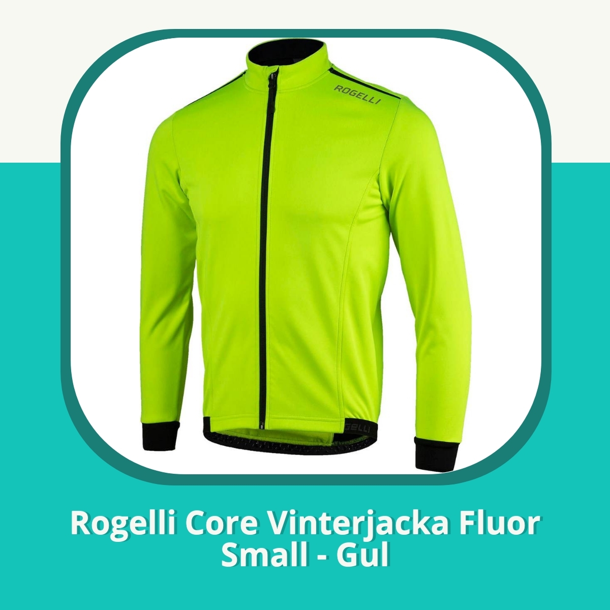 Recension af Rogelli Core Vinterjacka Fluor Small - Gul