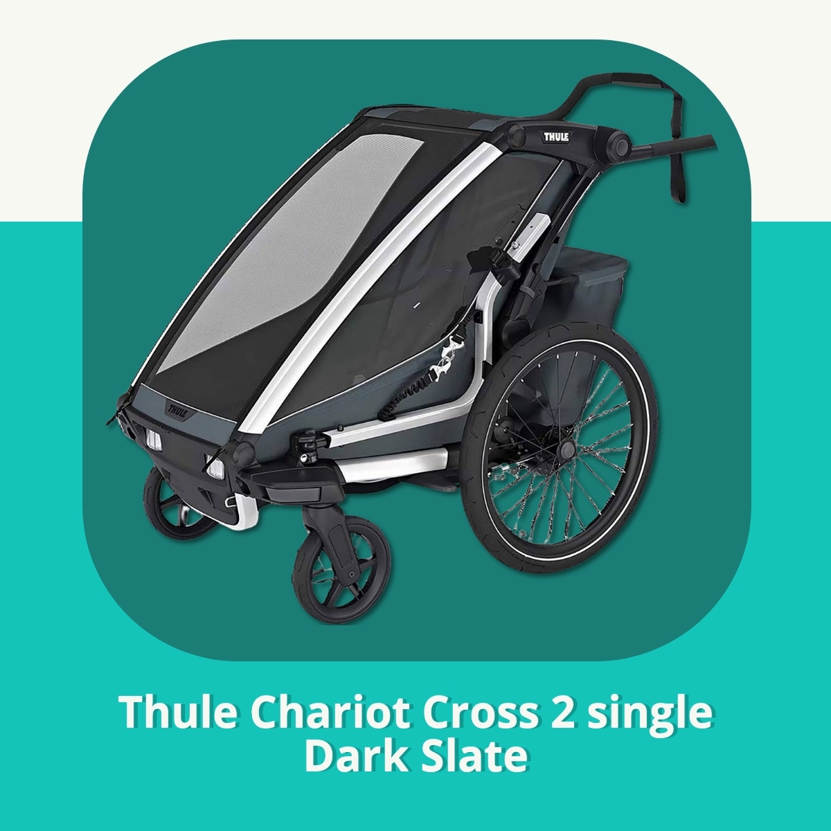 Anmeldelse af Thule Chariot Cross 2 single Dark Slate