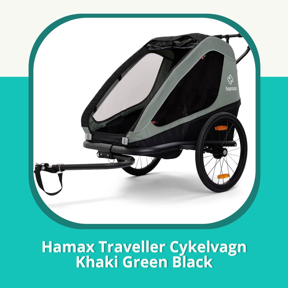 Recension af Hamax Traveller Cykelvagn Khaki Green Black