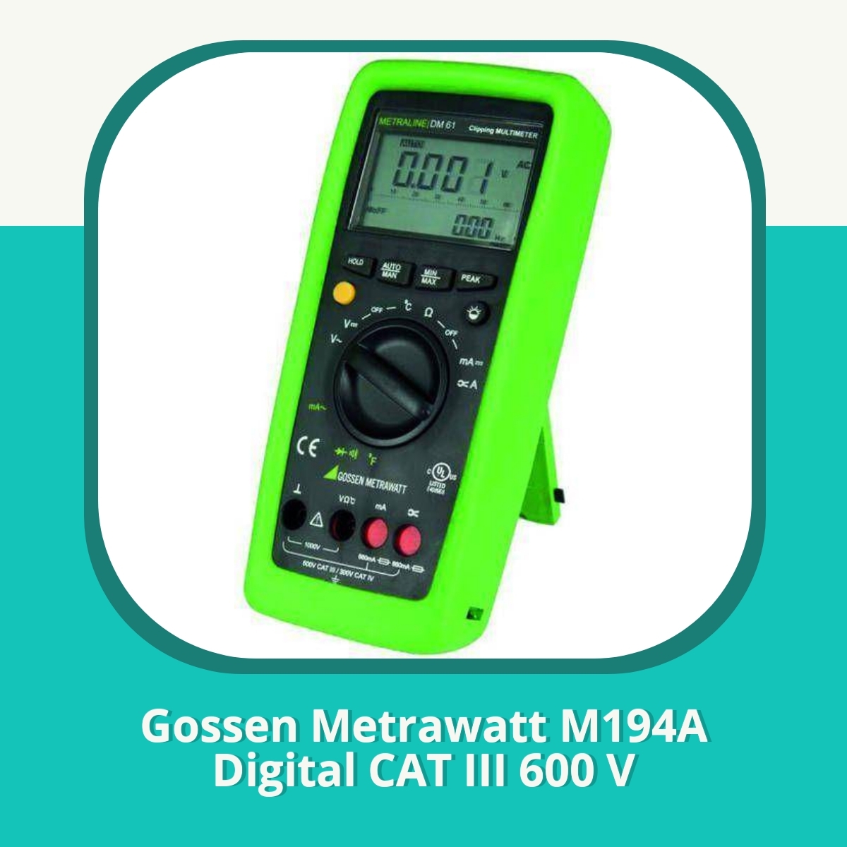 Recension af Gossen Metrawatt M194A Digital CAT III 600 V