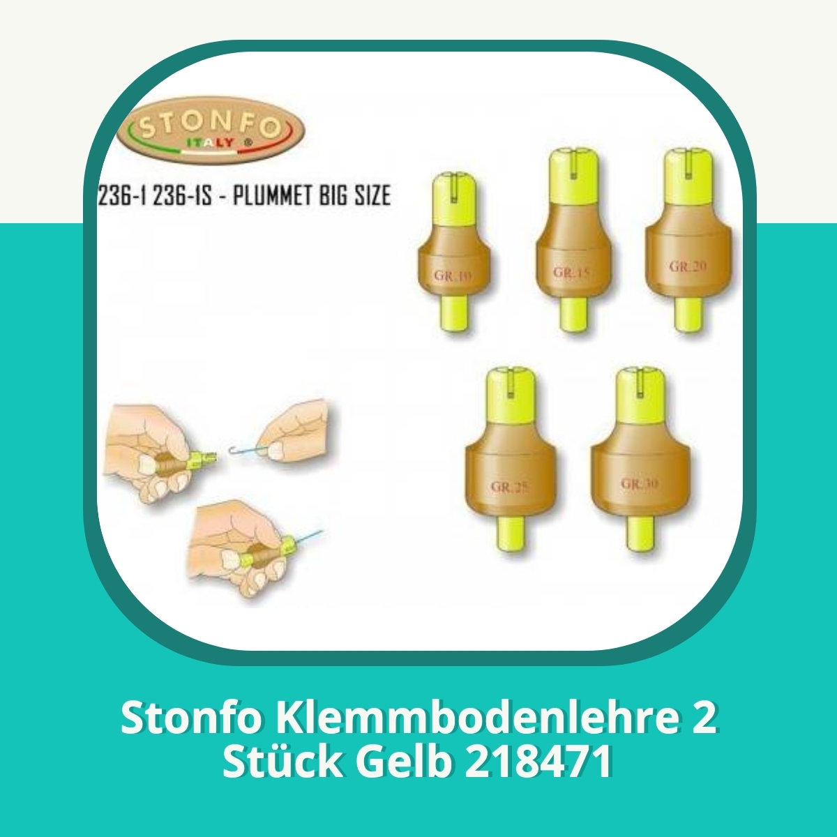 Recension af Stonfo Klemmbodenlehre 2 Stück Gelb 218471