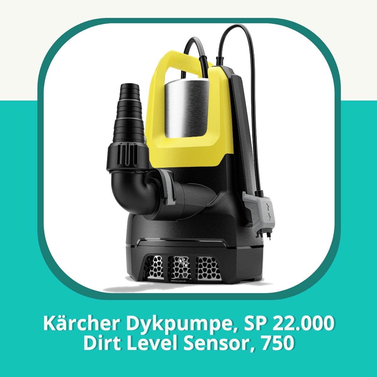 Anmeldelse af Kärcher Dykpumpe, SP 22.000 Dirt Level Sensor, 750