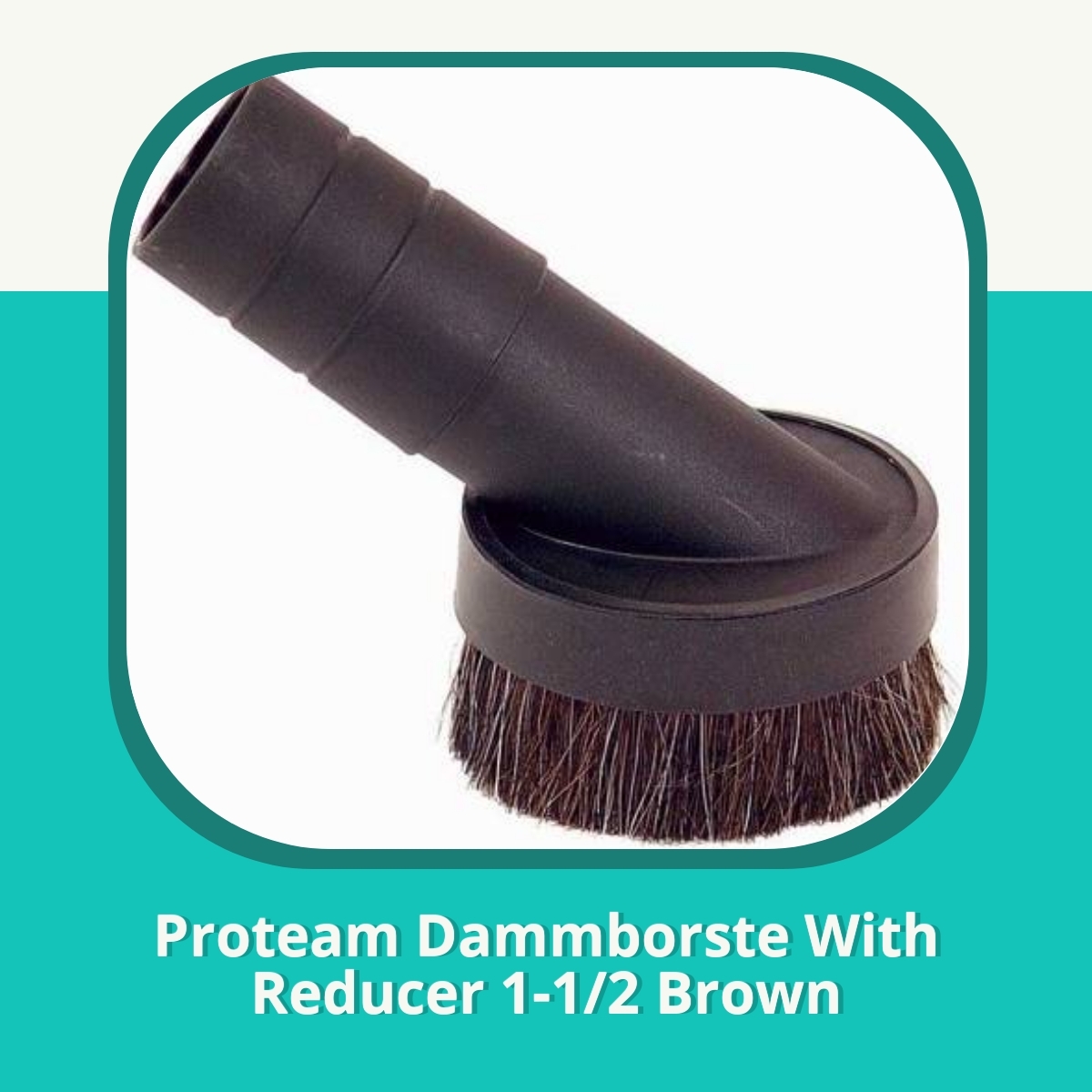 Recension af Proteam Dammborste With Reducer 1-1/2 Brown
