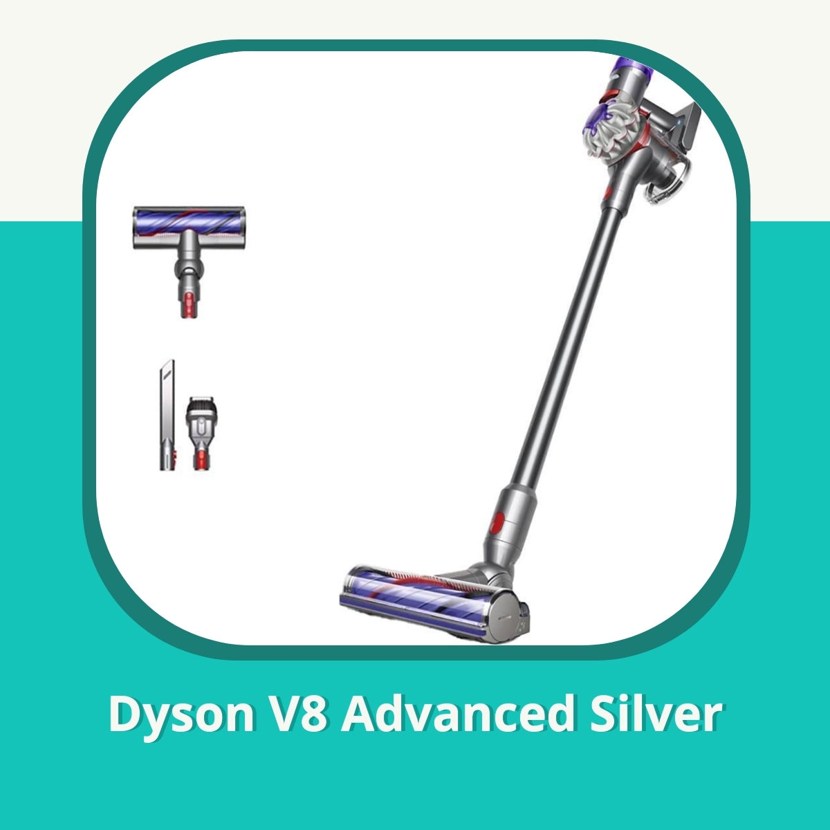 Recension Dyson V8 Advanced Silver