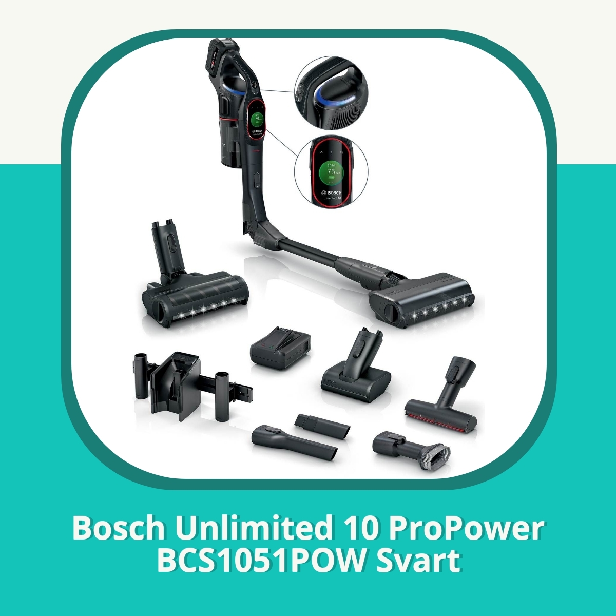 Recension af Bosch Unlimited 10 ProPower BCS1051POW Svart