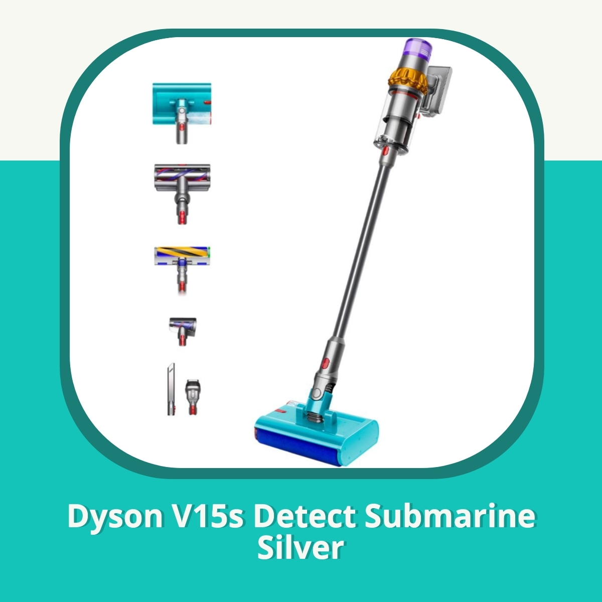 Recension af Dyson V15s Detect Submarine Silver