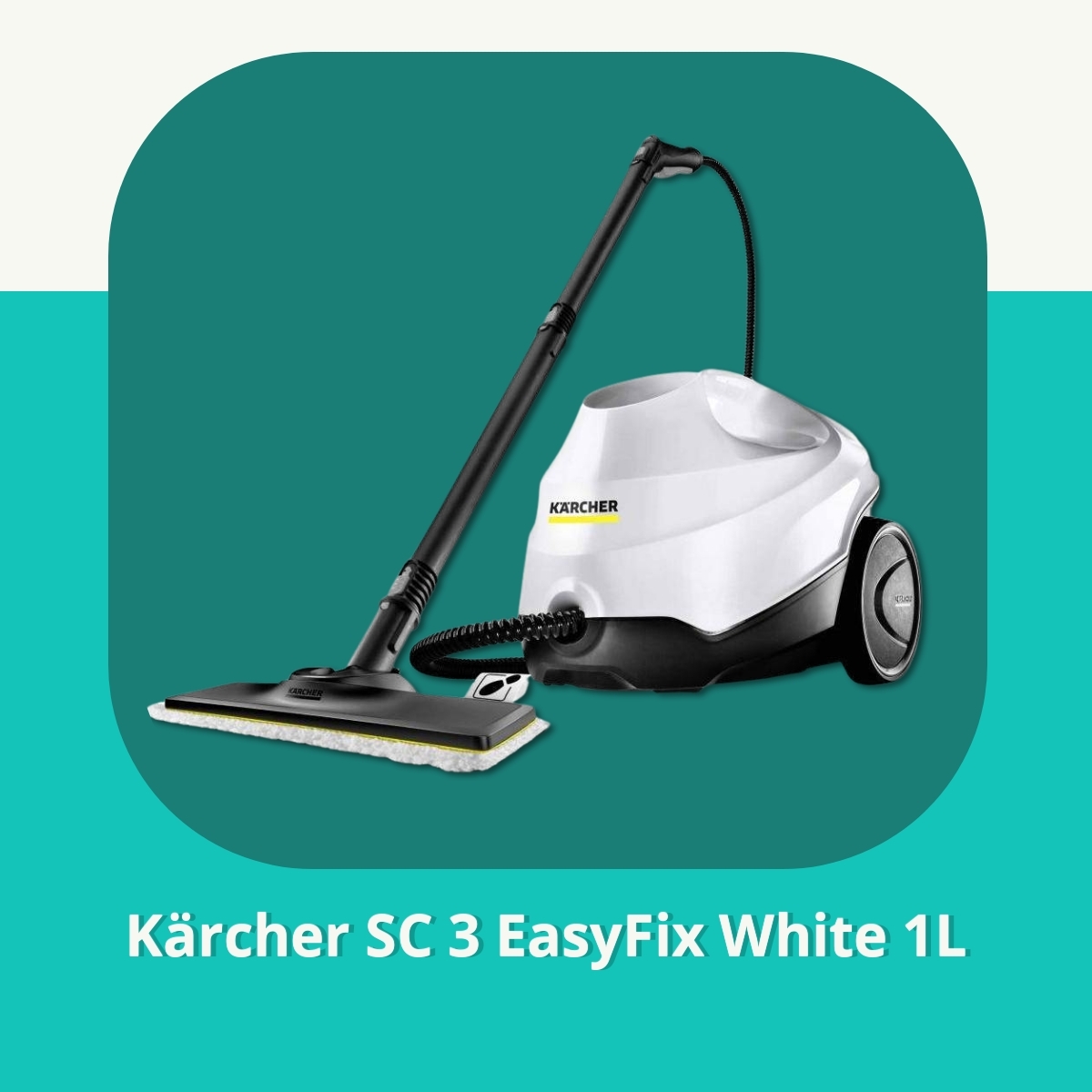 Anmeldelse af Kärcher SC 3 EasyFix White 1L