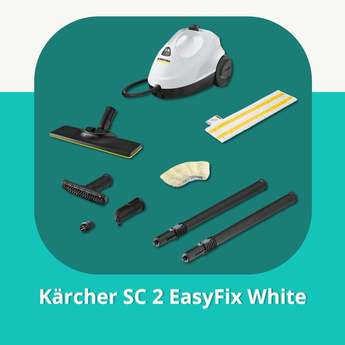 Anmeldelse af Kärcher SC 2 EasyFix White