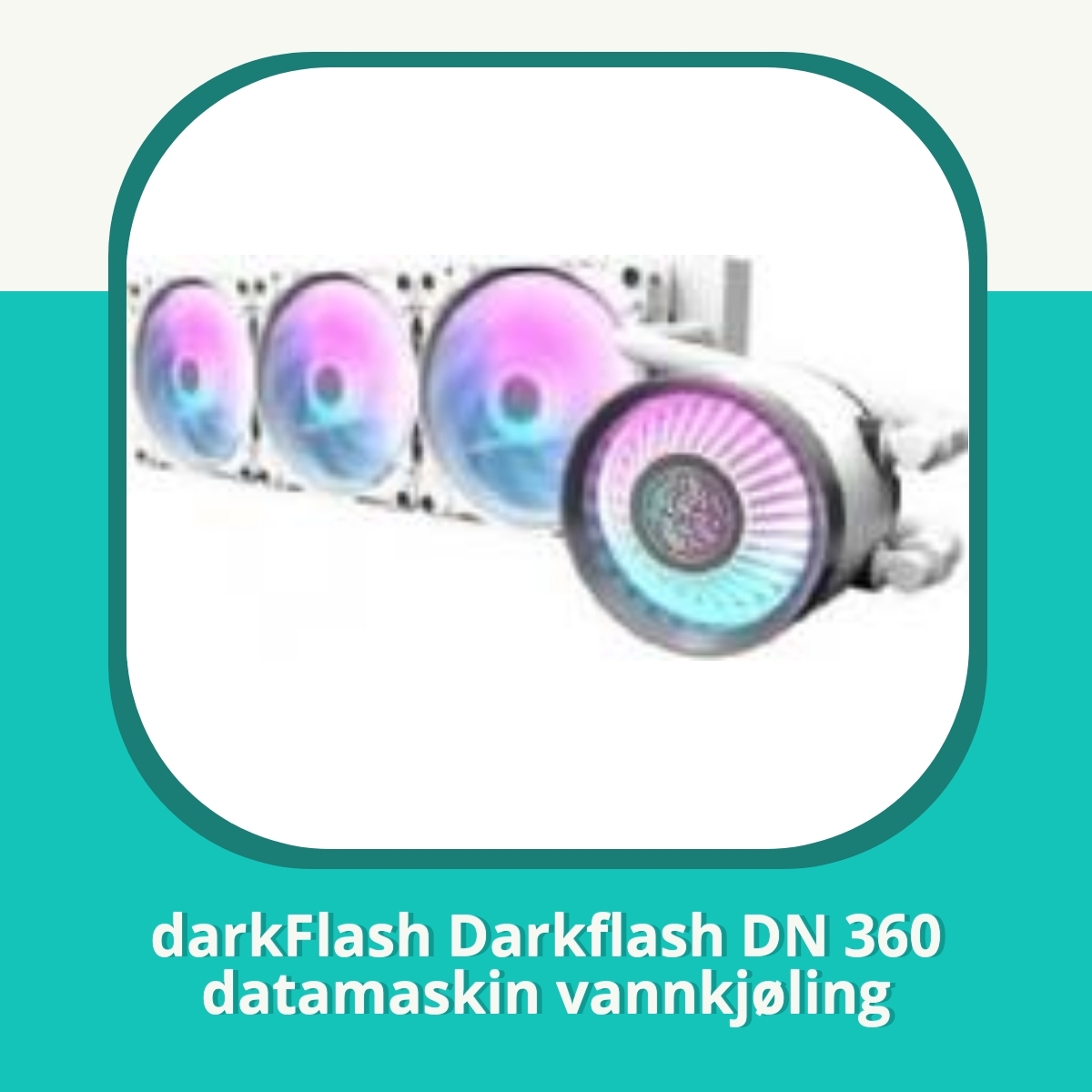 Anmeldelse af darkFlash Darkflash DN 360 datamaskin vannkjøling