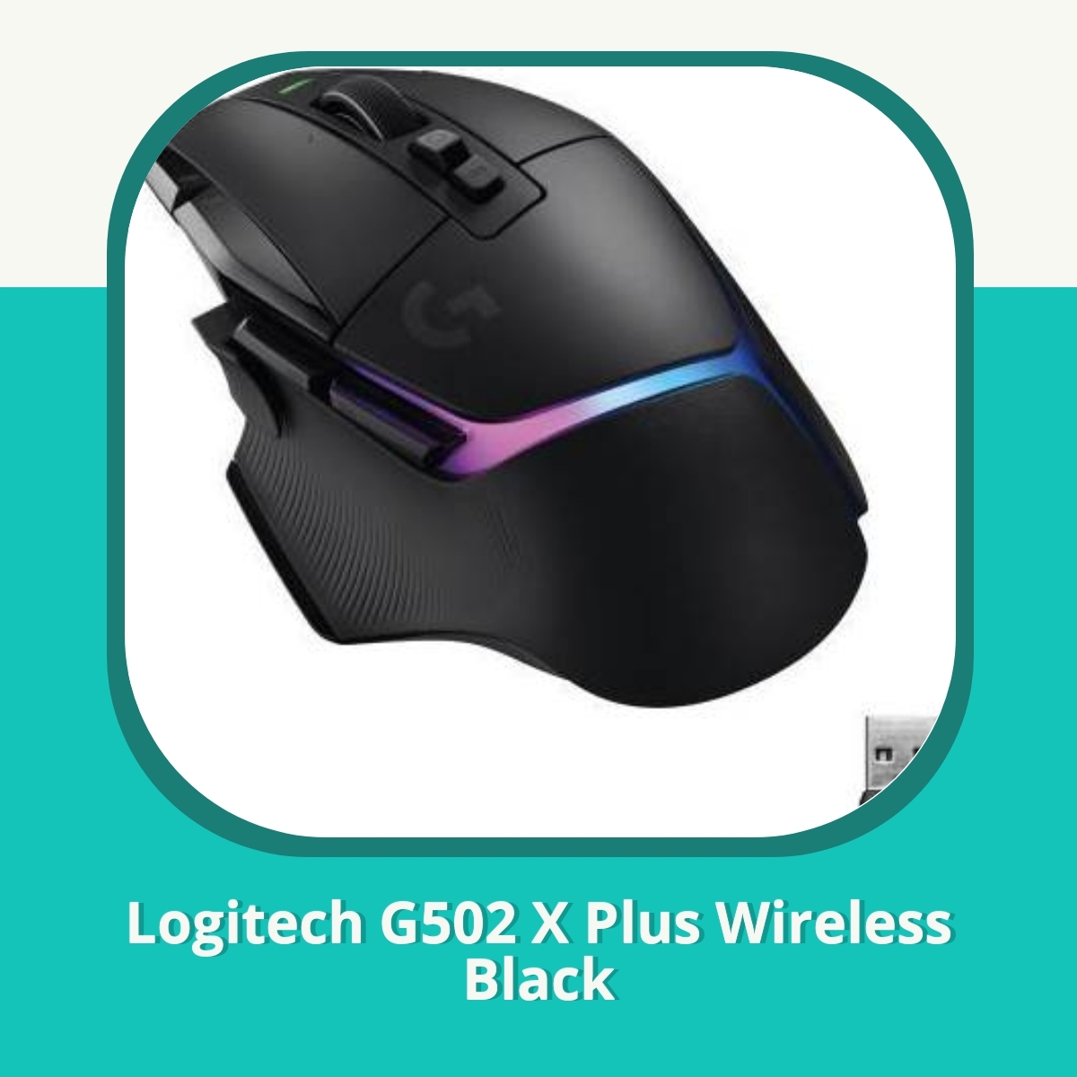 Anmeldelse af Logitech G502 X Plus Wireless Black