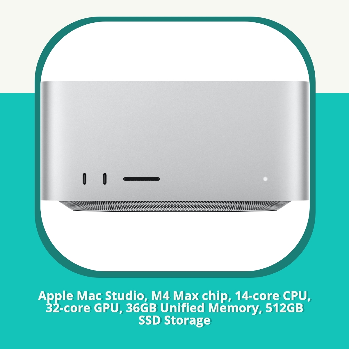 Recension af Apple Mac Studio, M4 Max chip, 14-core CPU, 32-core GPU, 36GB Unified Memory, 512GB SSD Storage