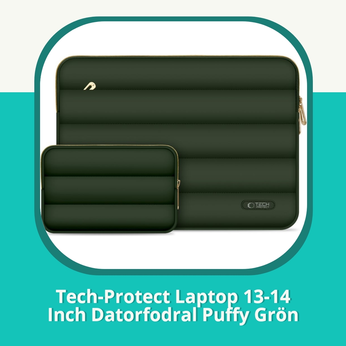 Recension af Tech-Protect Laptop 13-14 Inch Datorfodral Puffy Grön