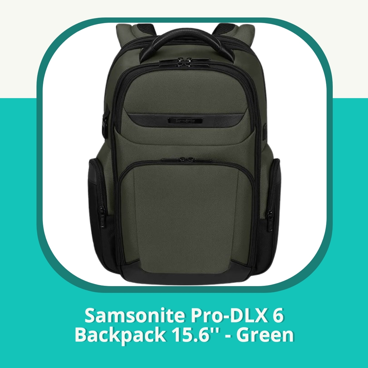 Recension af Samsonite Pro-DLX 6 Backpack 15.6'' - Green