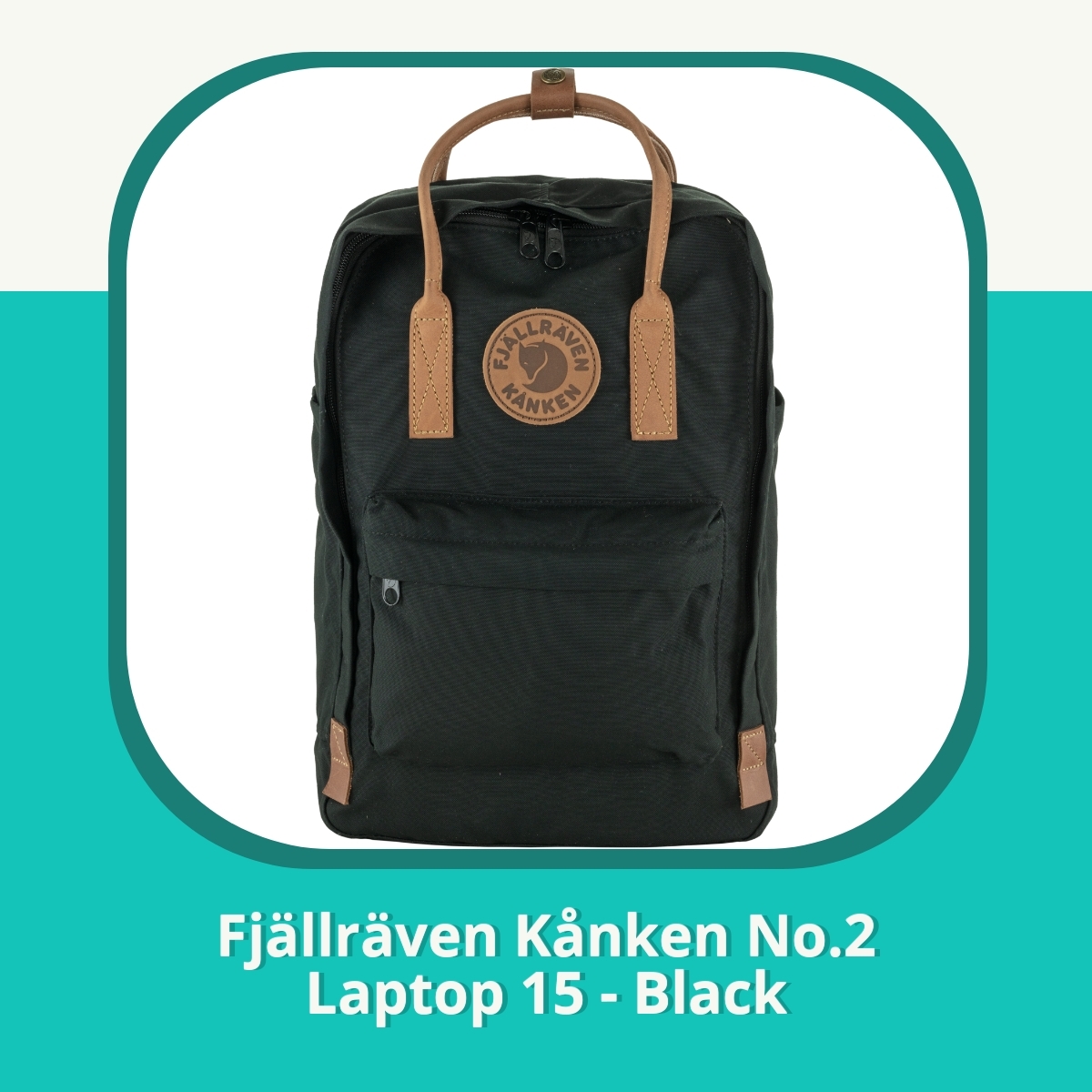 Recension Fjällräven Kånken No.2 Laptop 15 - Black