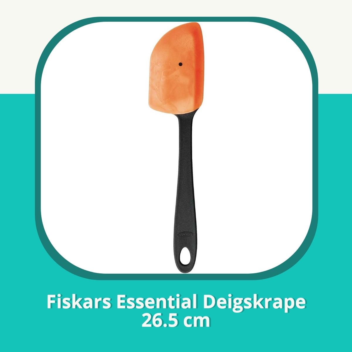 Anmeldelse af Fiskars Essential Deigskrape 26.5 cm