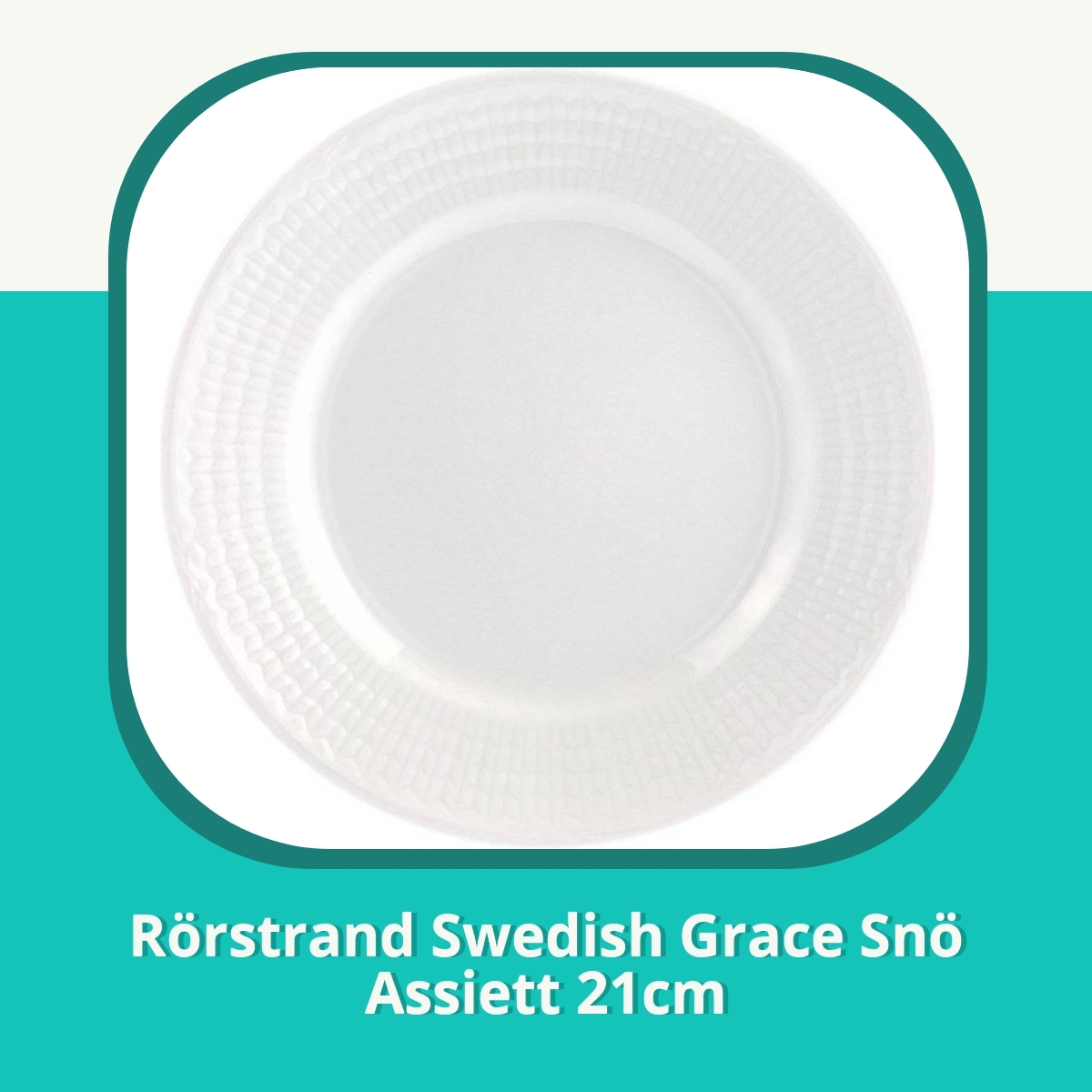 Recension af Rörstrand Swedish Grace Snö Assiett 21cm