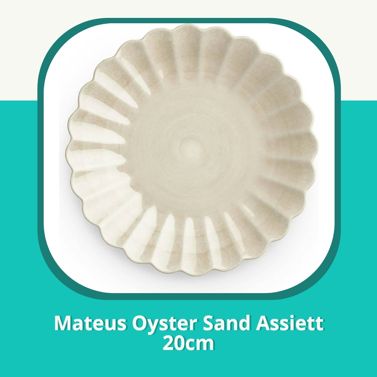Recension af Mateus Oyster Sand Assiett 20cm